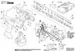 Bosch 0 602 490 446 EXACT 1100 Cordless Screw Driver Spare Parts